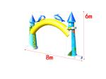 Ocean Dolphin Inflatable Arches 8*6m For Party Event Outdoor Advertising