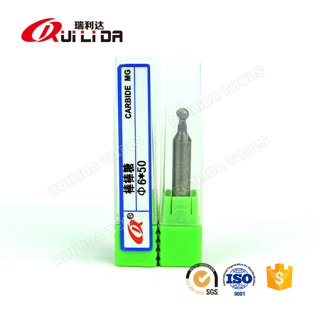 S Shape Lollipop Carbide End Mill Tools Lollipop Milling Cutters Ball Nose CNC