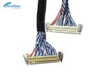 40pin LVDS Cable Assembly For Communication Wire Hanrness Bare Copper Conductor