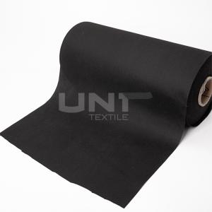 China 50% Viscose / 50% Polyester Spunlace Nonwoven Fabric Anti Bacteria For Wet Tissue Black Color wholesale