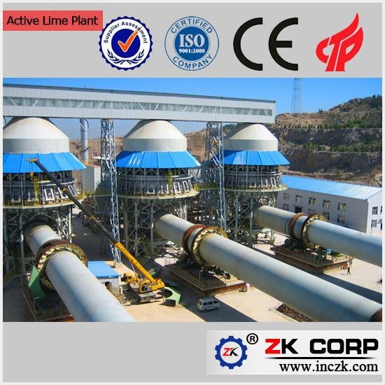Limestone Slag Calcined Dry Process Rotary Kiln for Cement Making Plant
