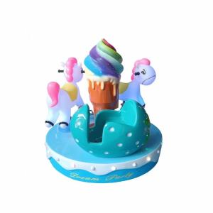 China Coin Operated Children Fairground Carousel Kiddie Ride Swing Horse wholesale