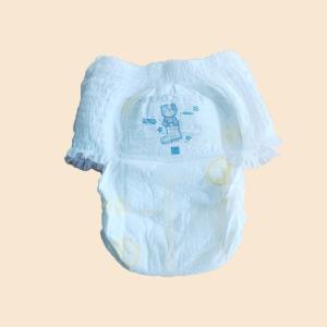 China Disposable Baby Panty Diapers Nappies With Soft Breathable Absorption wholesale