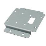 Industrial Aluminum Metal Stamping Parts Powder Coated Rustproof