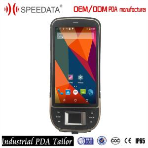China 4G Lte Mobile Fingerprint Scanner , Android Barcode Scanners With 5.0 Inch Display wholesale