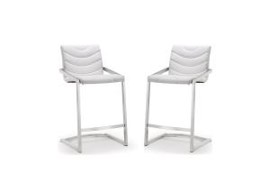 China Elegant 0.23m3 23KGS Modern Bar Stools With Metal Legs wholesale