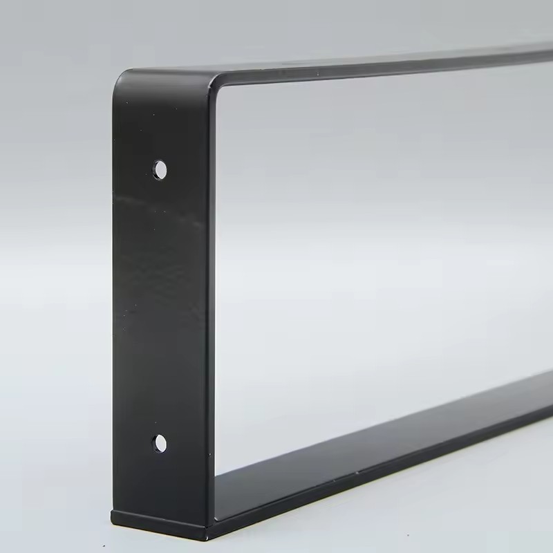 Matte Black Stainless Steel Towel Bar Self Adhesive Bathroom Wall Mounted Towel Rack