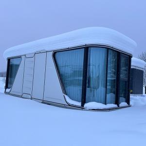 China Custiomized Space Capsule House Hotel With Aluminum Plate Wall wholesale