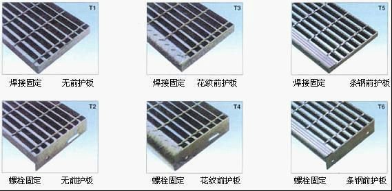 CAnti Slip Steel Stair Treads Grating Flat / Serrated Bearing Bar Heat Dissipation