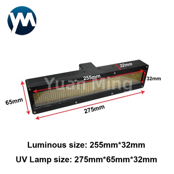 High Power 1500W UV LED Lamp , 395nm Water Cooling UV LED Curing Lamp