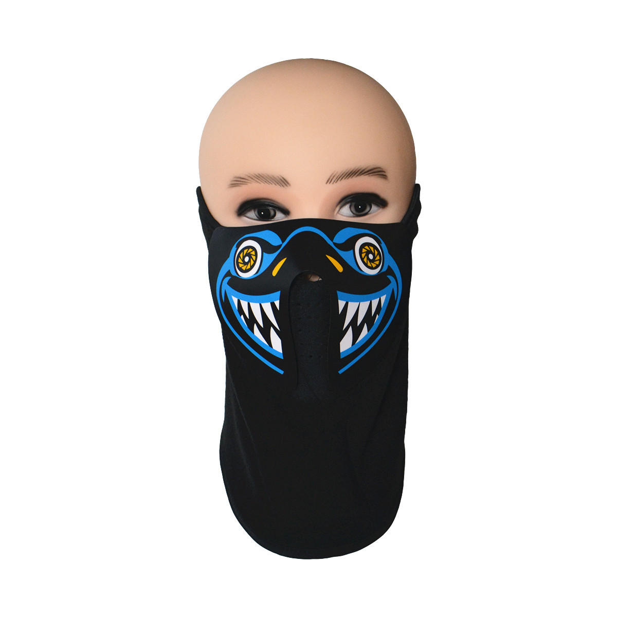 Wholesale Custom Light Up El Mask Party Favor Sound Activated el Panel Mask For Music party DJ mask Makeup Dance mask