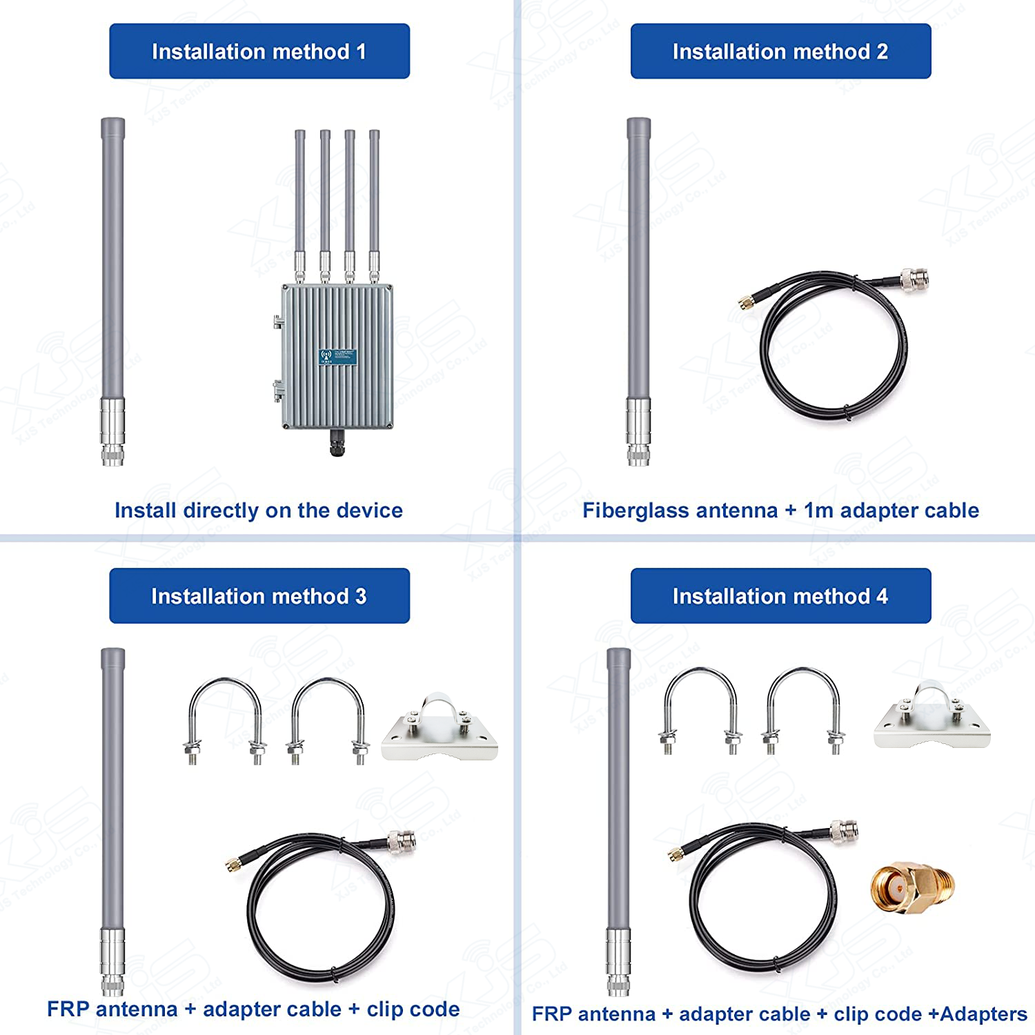868MHz 3dBi Omni Fiberglass Antenna For Helium Hotspot 7