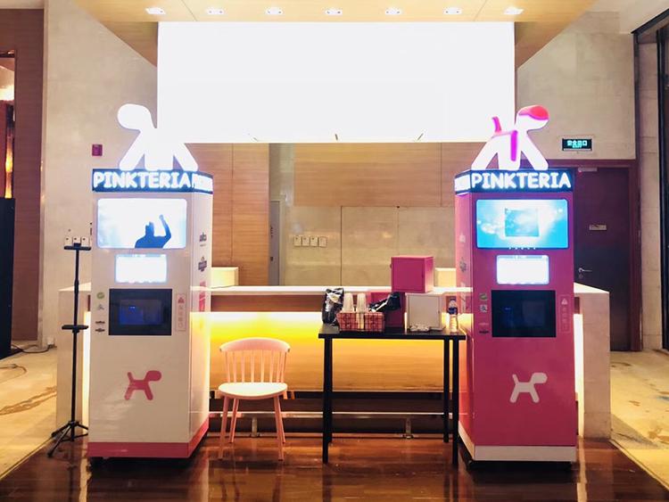 Freshly Ground Auto Cappuccino Vending Machine Free Standing With Cooler