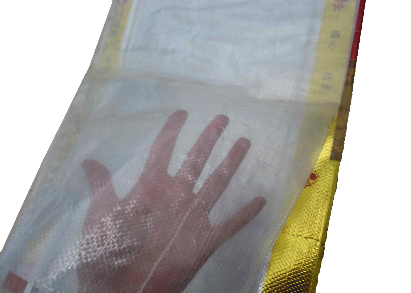 25Kg Rice Packing Laminated Woven Polypropylene Bags With Double Stitched Bottom