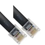 mobile 6P6C rj12 Telephone extension Cable PVC jacket