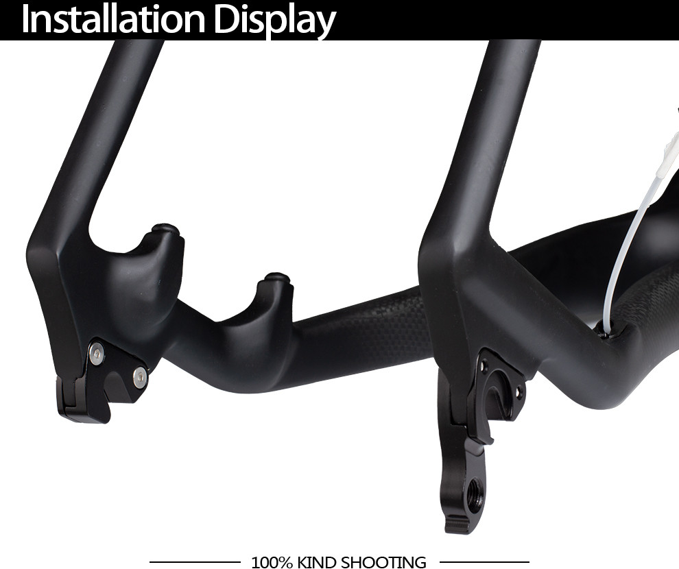 Thru Axle Rear Derailleur Hook Carbon Mountain Bike Hanger For MTB Frames