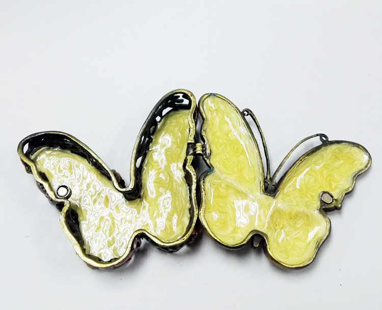 Jewelry Box Metal Butterfly Design Luxury Metal Butterfly Jewelry Box