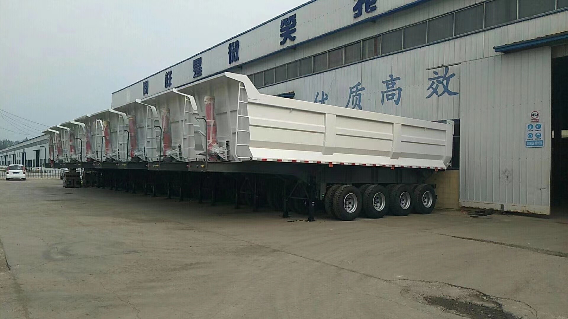 Used Semi Trailers Brand New Dump Trailer With 2/3/4 Axles Made In China Load 60 Tons