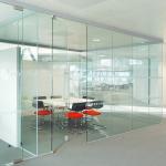 Soundproof Commercial Glass Partitions Easy Maintenance And Cleaning
