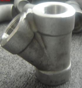 China nickel 200 UNS N02200 forged lateral tee wholesale