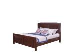 Rubber Wood Furniture Thailand solid wood King/Queen Bed in Leisure American
