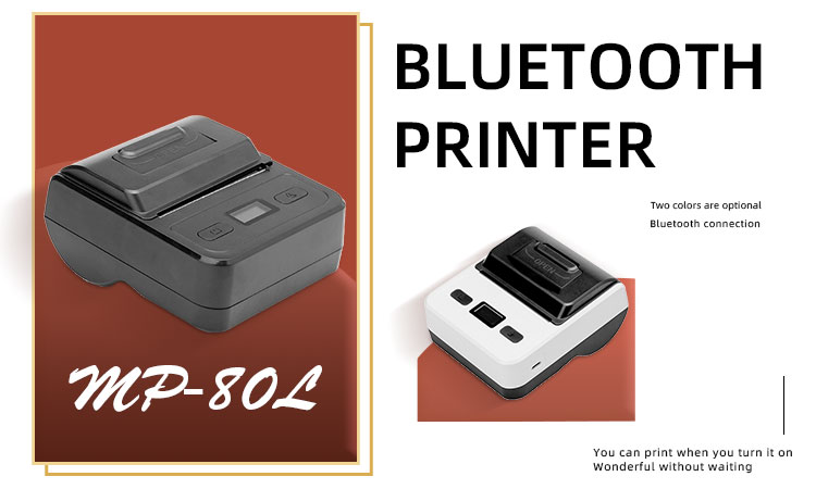 High Speed Wireless Inkless USB Lan Printing Thermal Shipping Labels Printer MP-80L