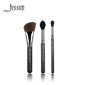 China Jessup 3pcs Antibacterial Makeup Brushes T305 Copper Ferrule wholesale