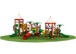 Standard Size Toddler Outdoor Play Equipment / Outdoor Play Castle 34CBM Volume