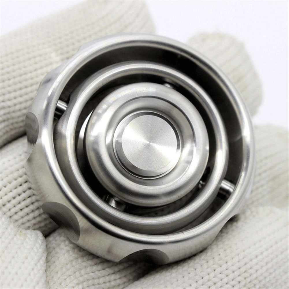 Tmechforce EDC Resistance Fidget Spinner Metal Sensory Toy for Anxiety and Stress Relief