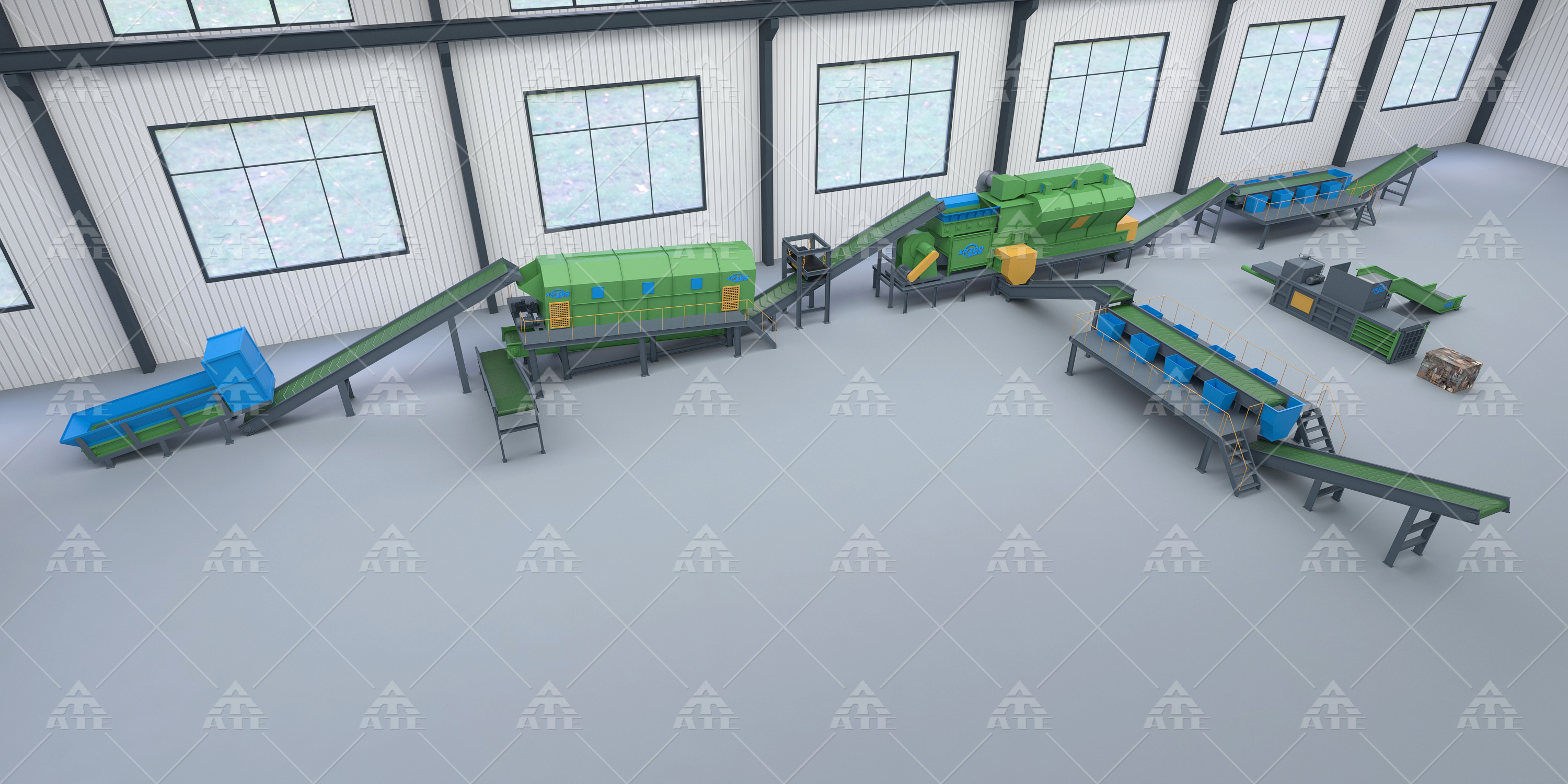MSW Municipal Solid Waste Segregation Machine Waste Sorting Machine Recycling