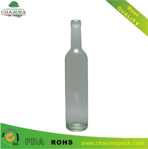 China 500ml Transparent Glass Bottle for Wine wholesale