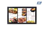 Black Frame Wall Mounting 43'' LCD Multi Screen Display Area Advertising Player