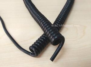 China UL20292 Jet Trencher TPE Curly Spiral Cable wholesale