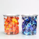 Wide Mouth Plastic Food Storage Jars PET Dia65mm Clear Nuts Plastic Candy