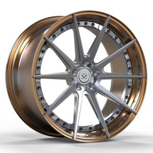 China Painting Staggered 2 Piece Forged Rims Deep Concave 6061-T6 wholesale