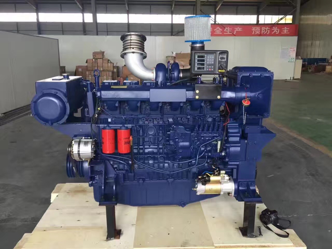 WEICHAI WP10 WP12 Series Marine Diesel Engine 350hp 400hp 450hp 500hp 550hp advance gear