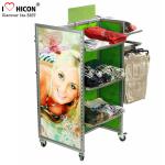 Merchandising Retail Gondola Shelving Metal Storage Clothing Store
