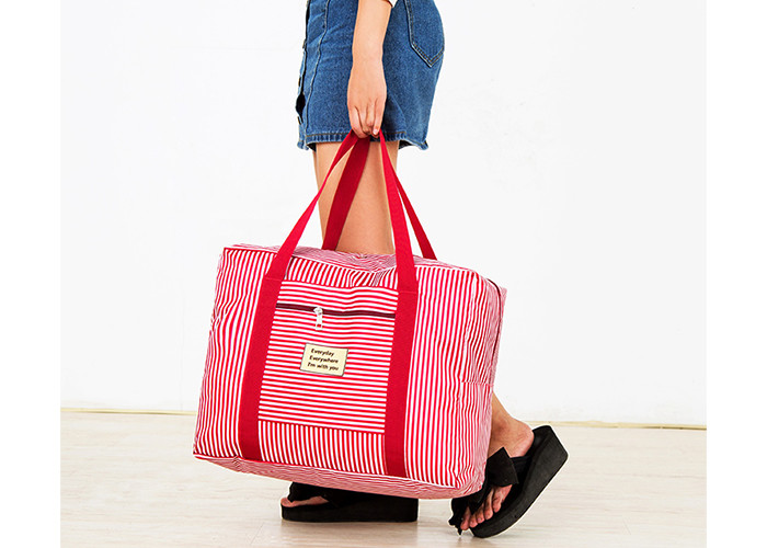 Large Capacity Shoulder Luggage Bag , Foldable Tote Bag Washable For Travel