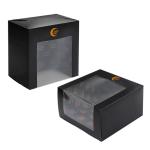 Luxury Custom Logo Baseball Hat Boxes Packaging Baseball Window Paper Foldable