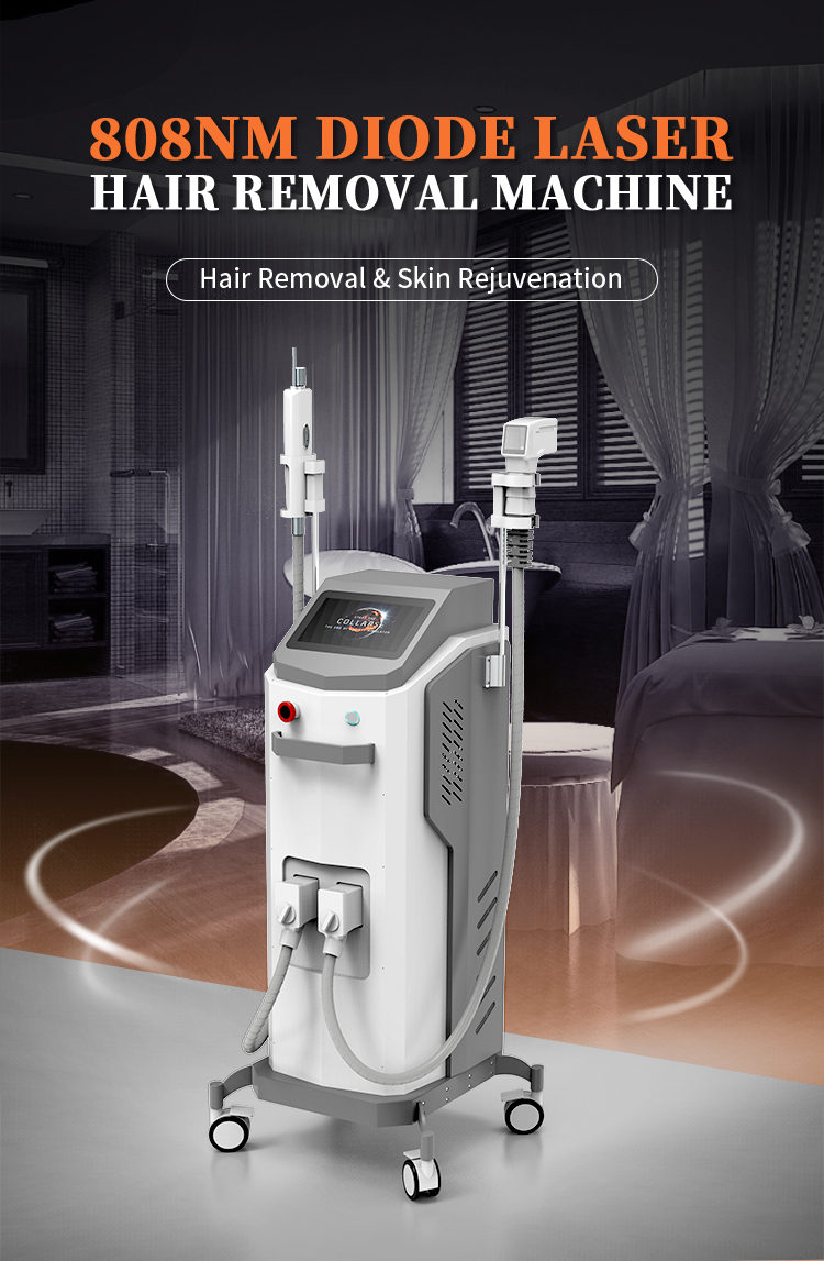 2 In 1 Shrink Pores Skin Whitening Diode Laser 755/808/1064Nm Hair Removal Machine With Tattoo Removal
