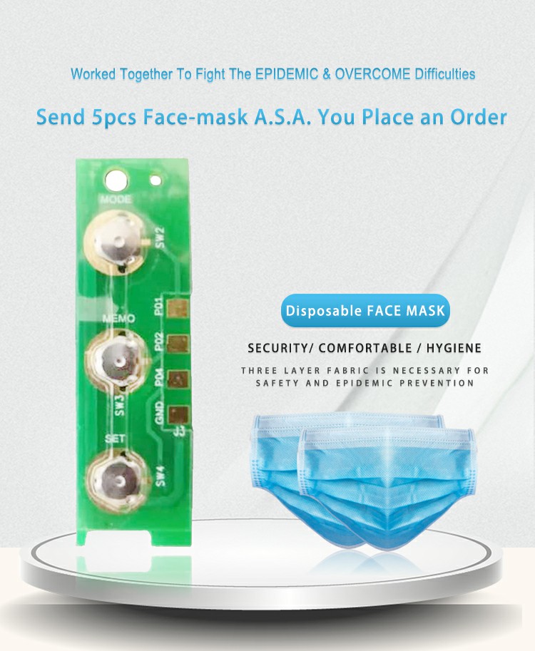 SUS301 OEM Metal Dome Arrays For Non Contact Infrared Forehead Thermometer