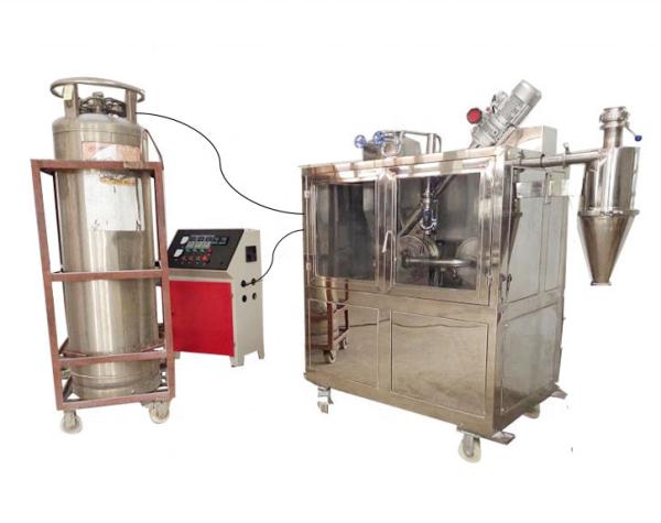 Liquid Nitrogen Crusher Cryogenic Pulverizer 10-1000 Mesh Powder Grinding