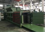 Wastepaper And Pet Bottle 52.5KW Horizontal Press Machine