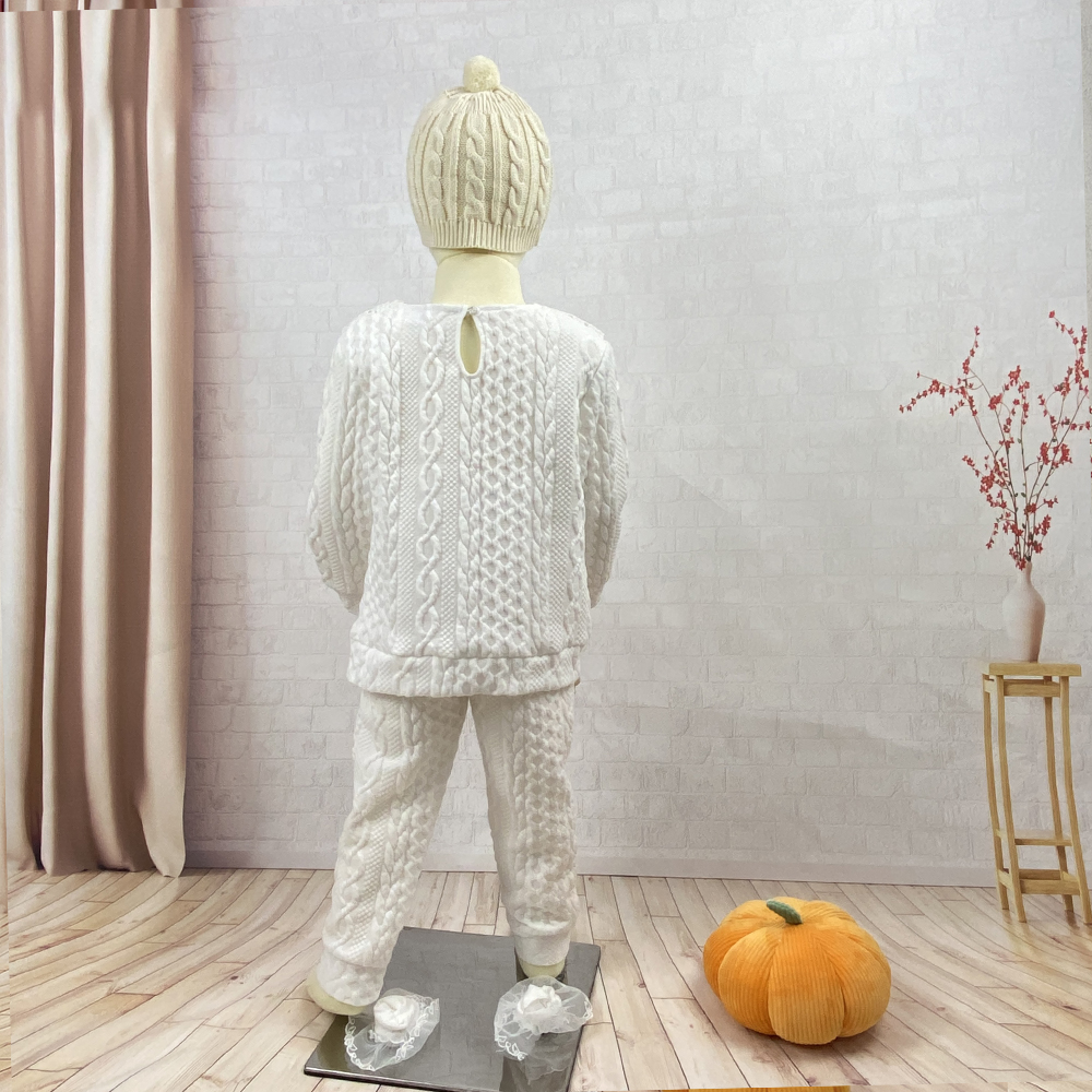 Autumn Children Clothing Sets Casual Long Sleeve Long Pants Suit Ruffle Neck Kids Clothing Sets for Girls 3 to 7 Years
