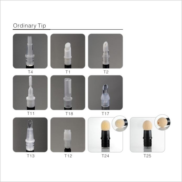 4ml Lip Gloss Tube Container Cuticle Oil Nail Polish Twist Pen With Brush