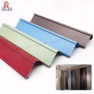 China 30mm Fineline Aluminium Curtain Track , Aluminium Bendable Curtain Track wholesale