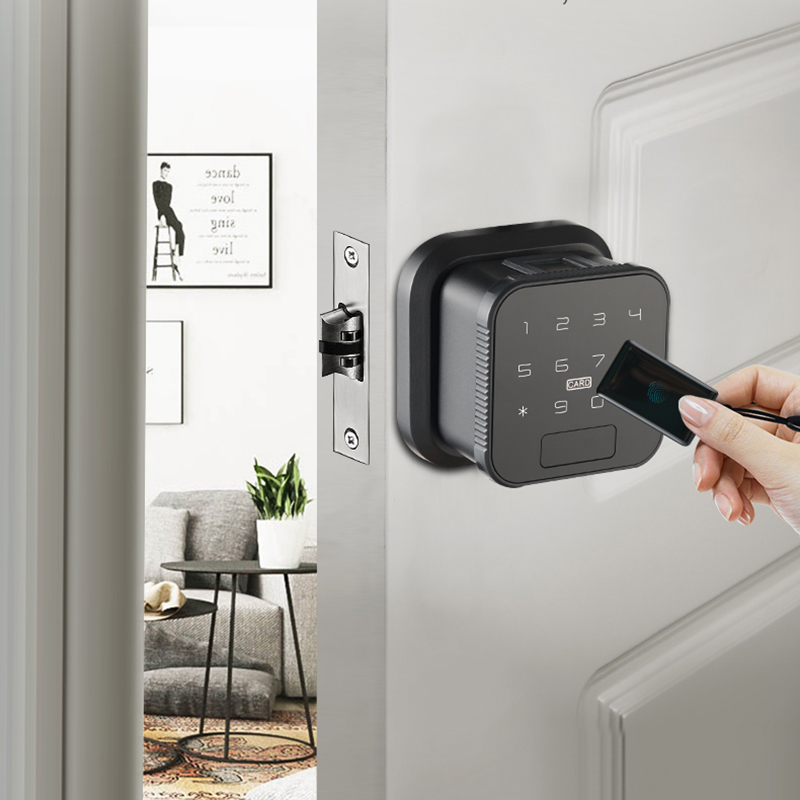 Aluminum Bluetooth Fingerprint Door Lock WiFi Bluetooth Home Door Lock
