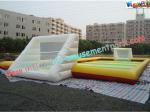 Popular Soapy Football PVC Inflatable FieId Sports Games, Water Soccer Pitch