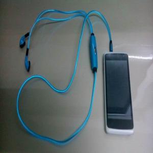 China new arrival super cool el earphone/ light up earphone/ glow earphone wholesale