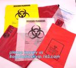 Autoclavable Biohazard Bags, Medical Waste Bags, Self Adhesive Sealing Tape